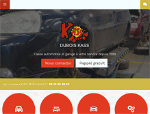 Tablet Screenshot of kassautodubois.com